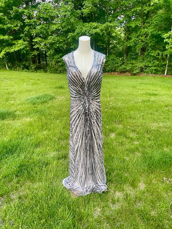 Mac Duggal Dresses & Skirts - Mac Duggal Silver Gown